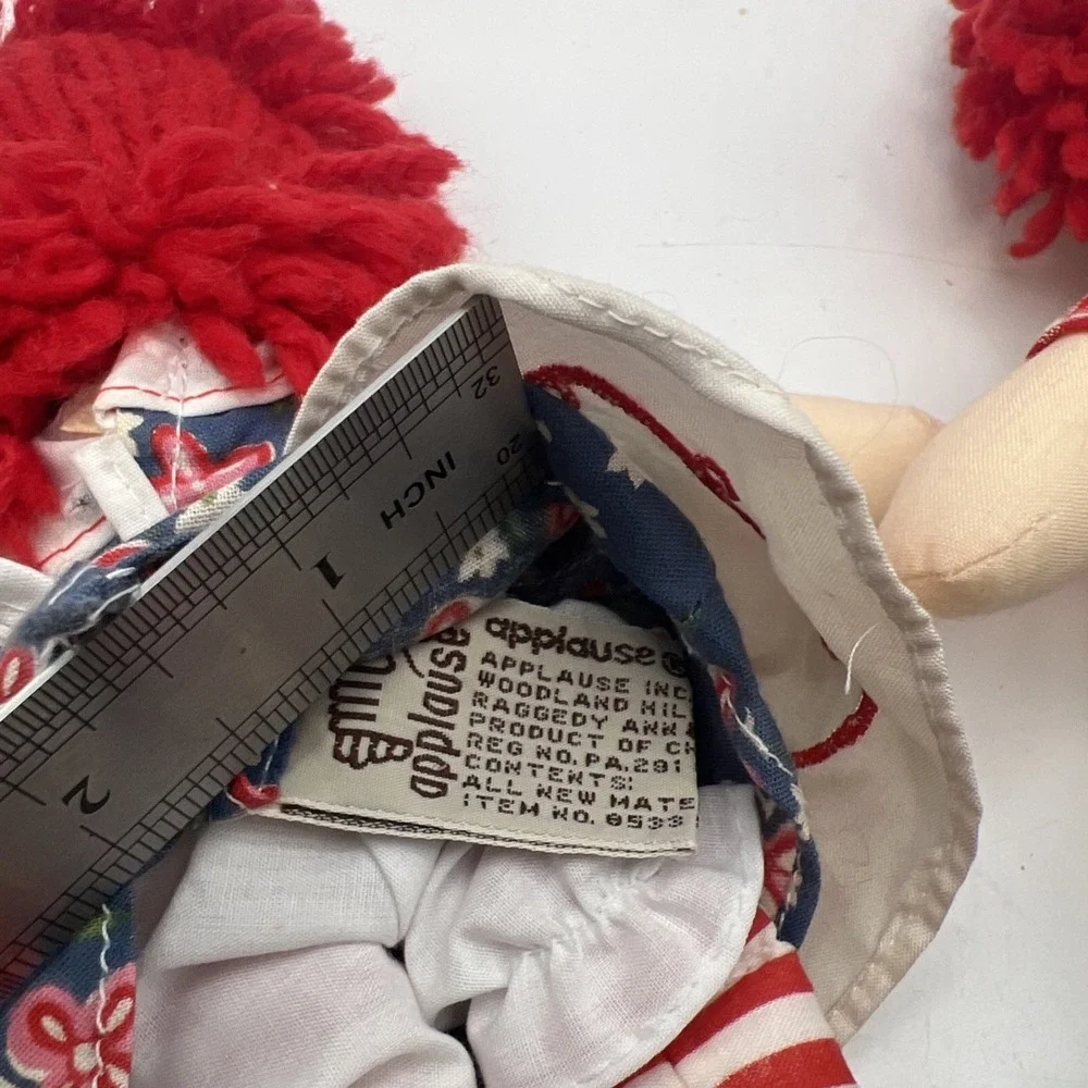 Vintage 1991 Applause Raggedy Ann and Andy 9